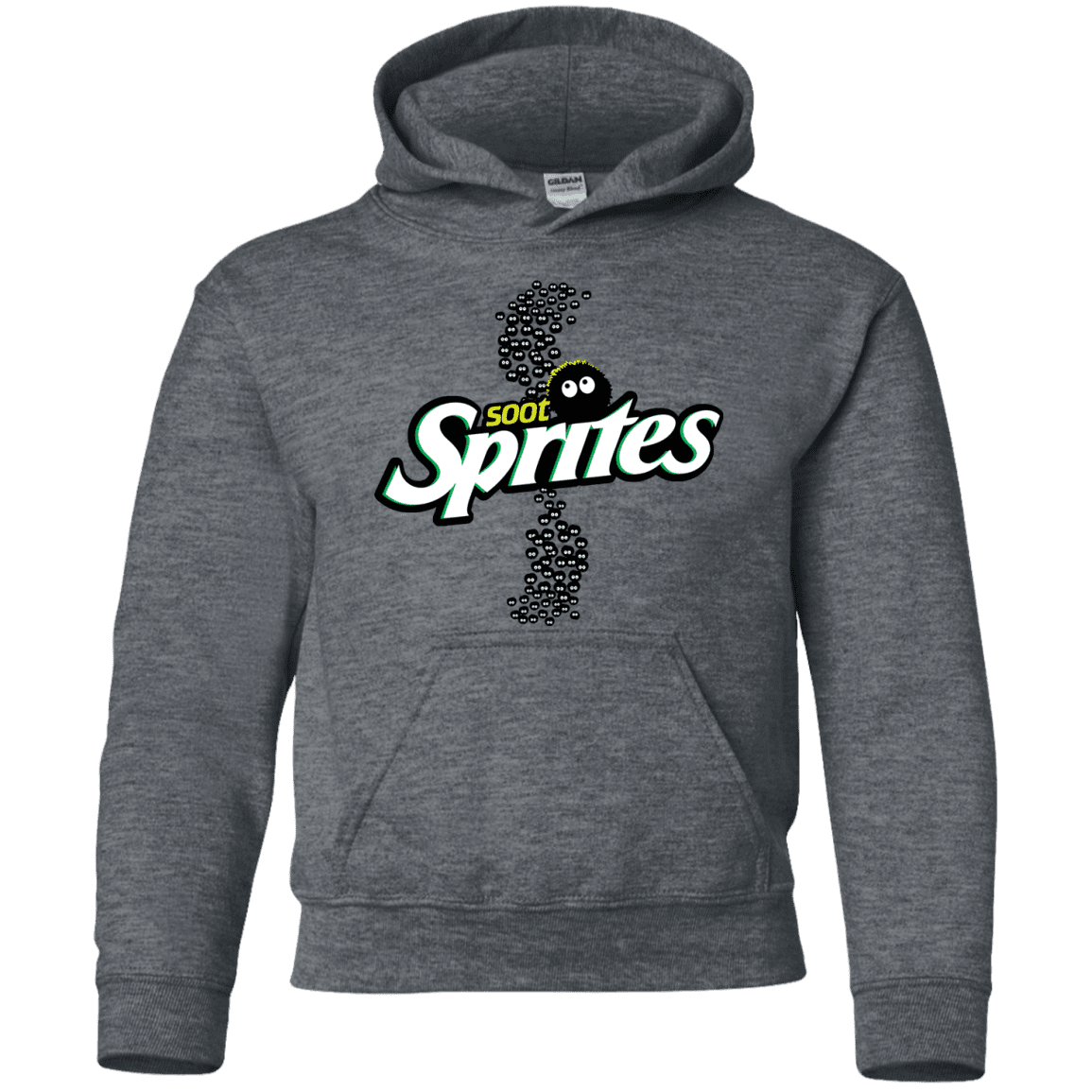 Sweatshirts Dark Heather / YS Soot Sprites Youth Hoodie