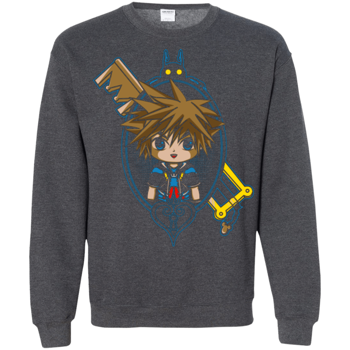 Sweatshirts Dark Heather / Small Sora Portrait Crewneck Sweatshirt