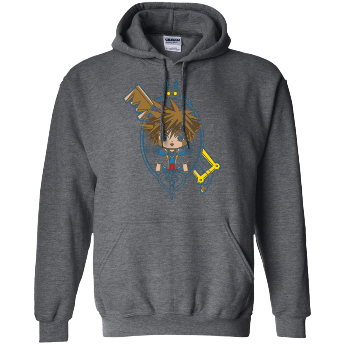 Sweatshirts Dark Heather / Small Sora Portrait Pullover Hoodie