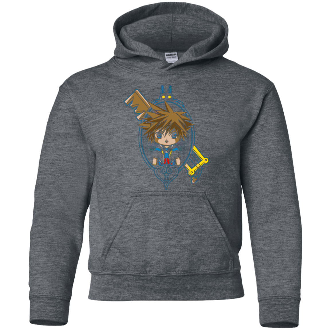 Sweatshirts Dark Heather / YS Sora Portrait Youth Hoodie
