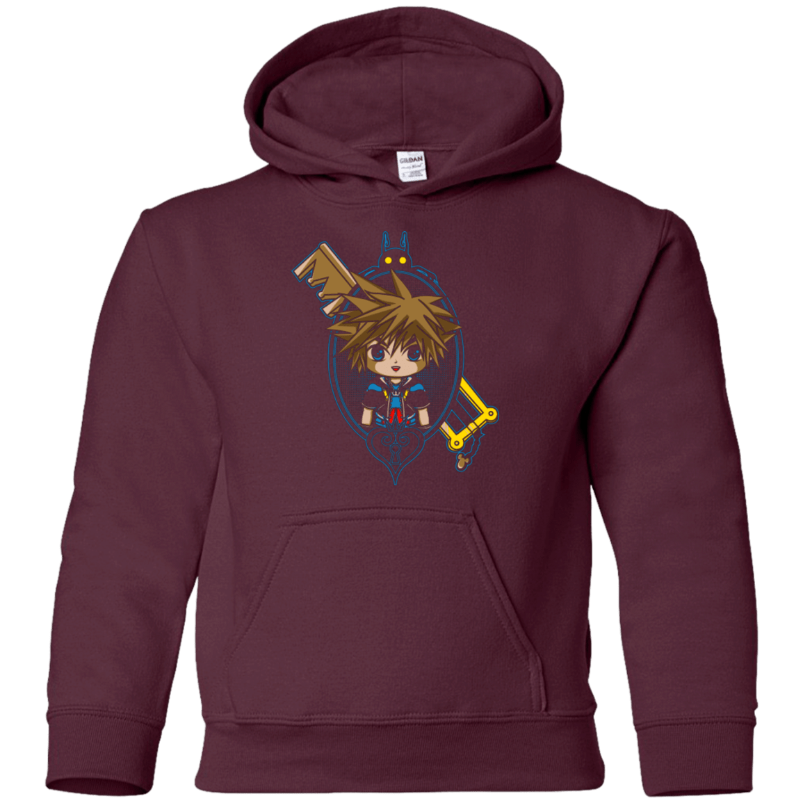 Sweatshirts Maroon / YS Sora Portrait Youth Hoodie
