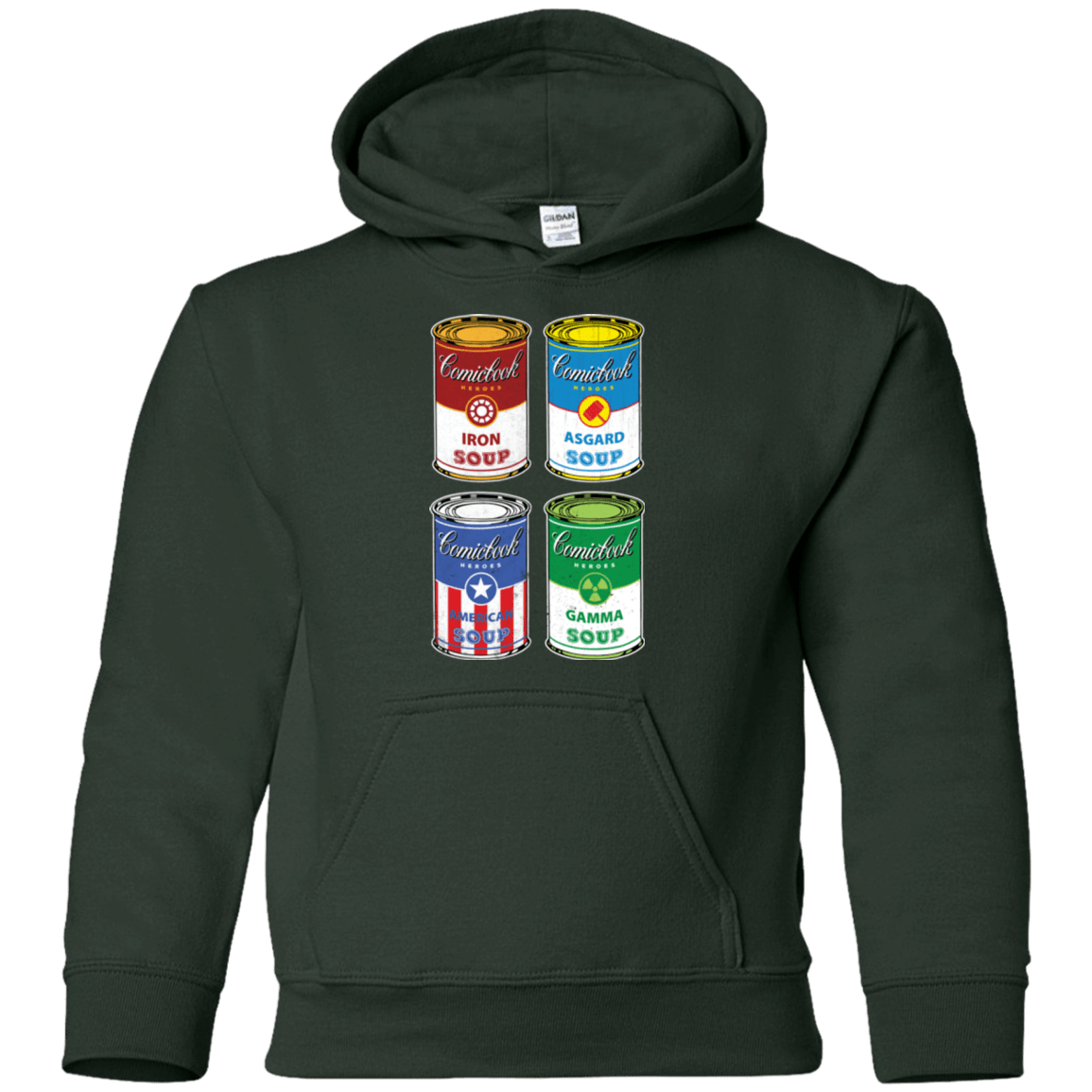 Sweatshirts Forest Green / YS Soup Assemble Youth Hoodie
