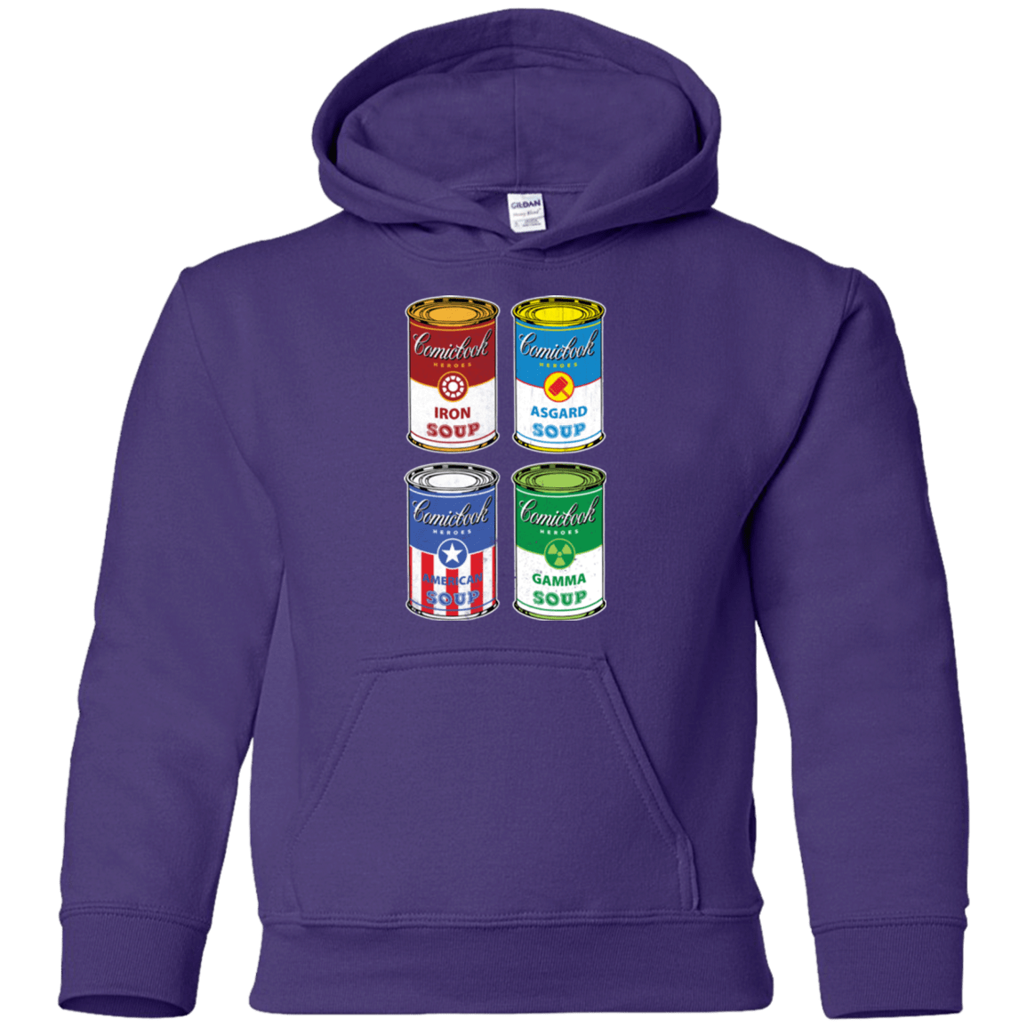 Sweatshirts Purple / YS Soup Assemble Youth Hoodie