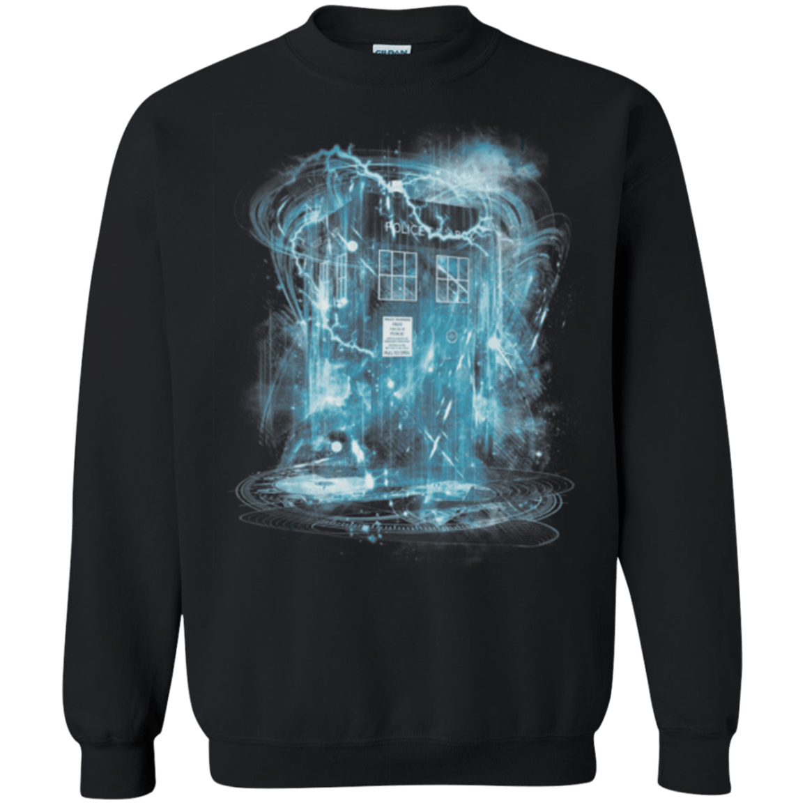 Sweatshirts Black / Small Space and Time Storm Crewneck Sweatshirt