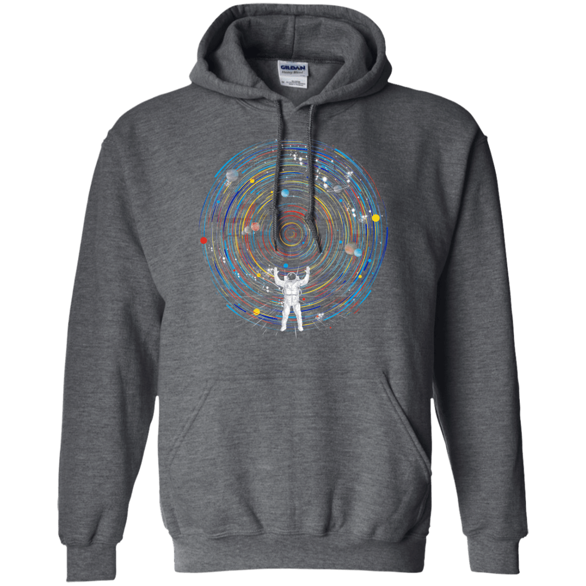 Sweatshirts Dark Heather / S Space DJ Pullover Hoodie