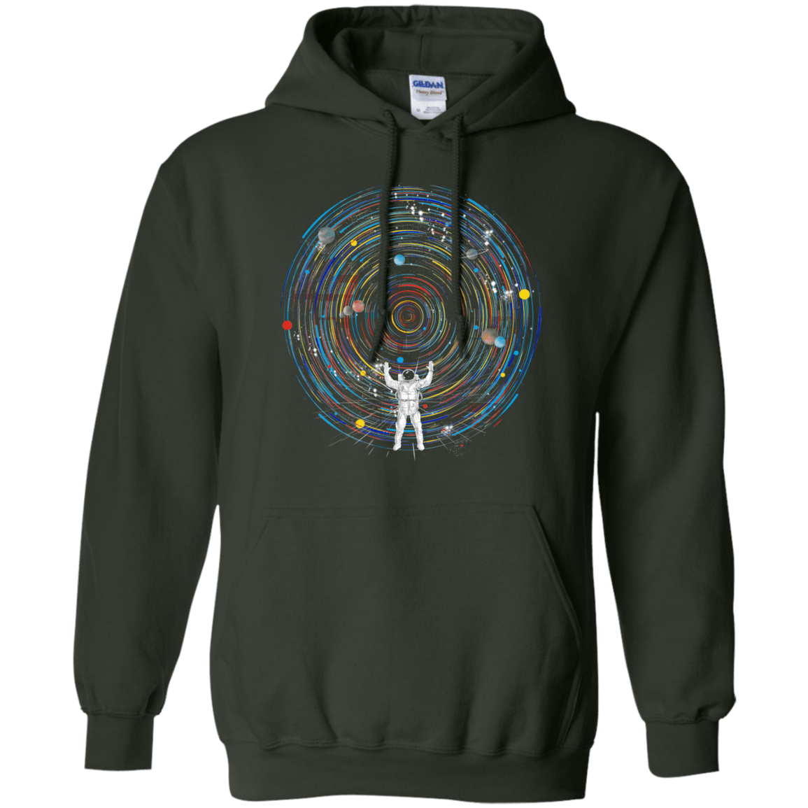 Sweatshirts Forest Green / S Space DJ Pullover Hoodie