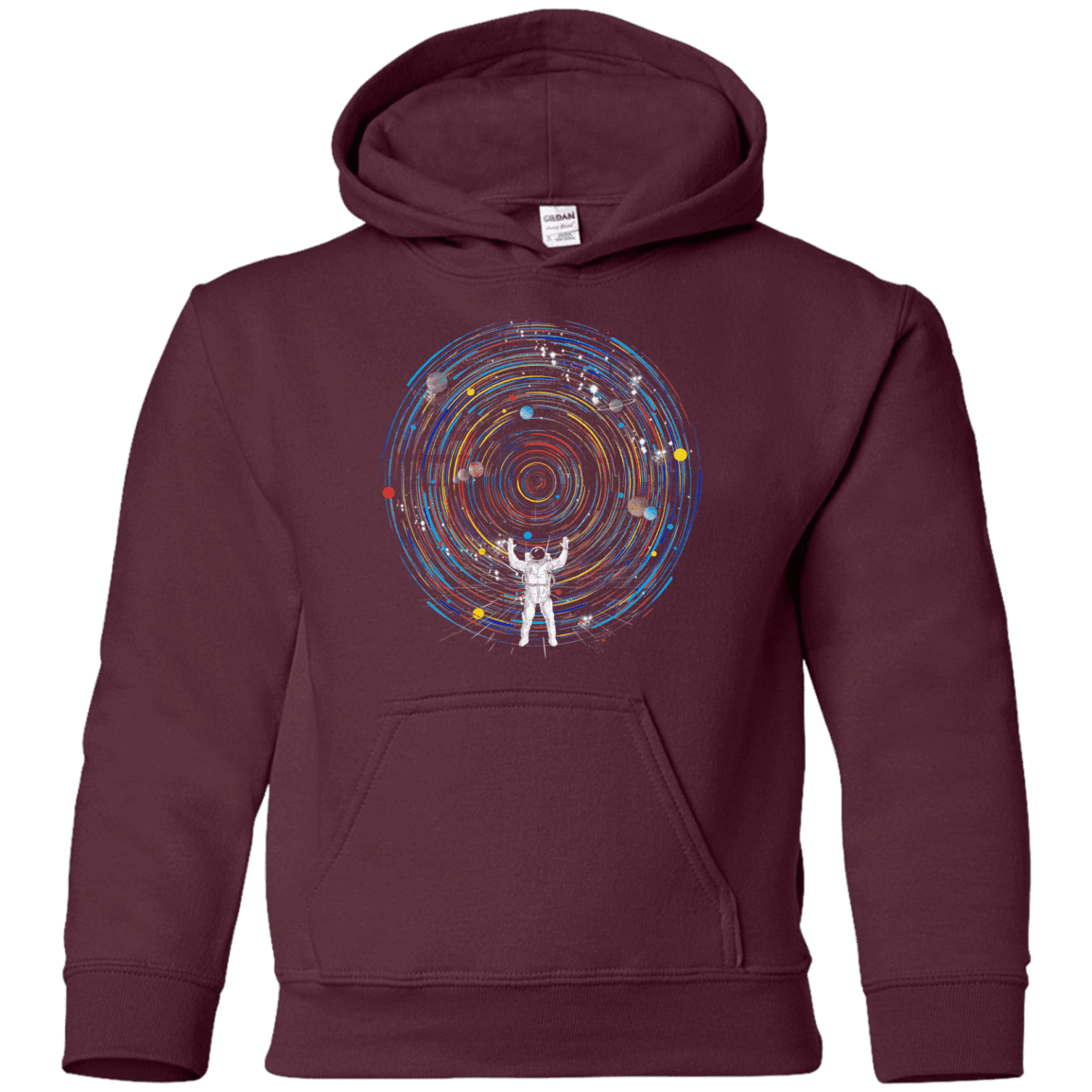 Sweatshirts Maroon / YS Space DJ Youth Hoodie