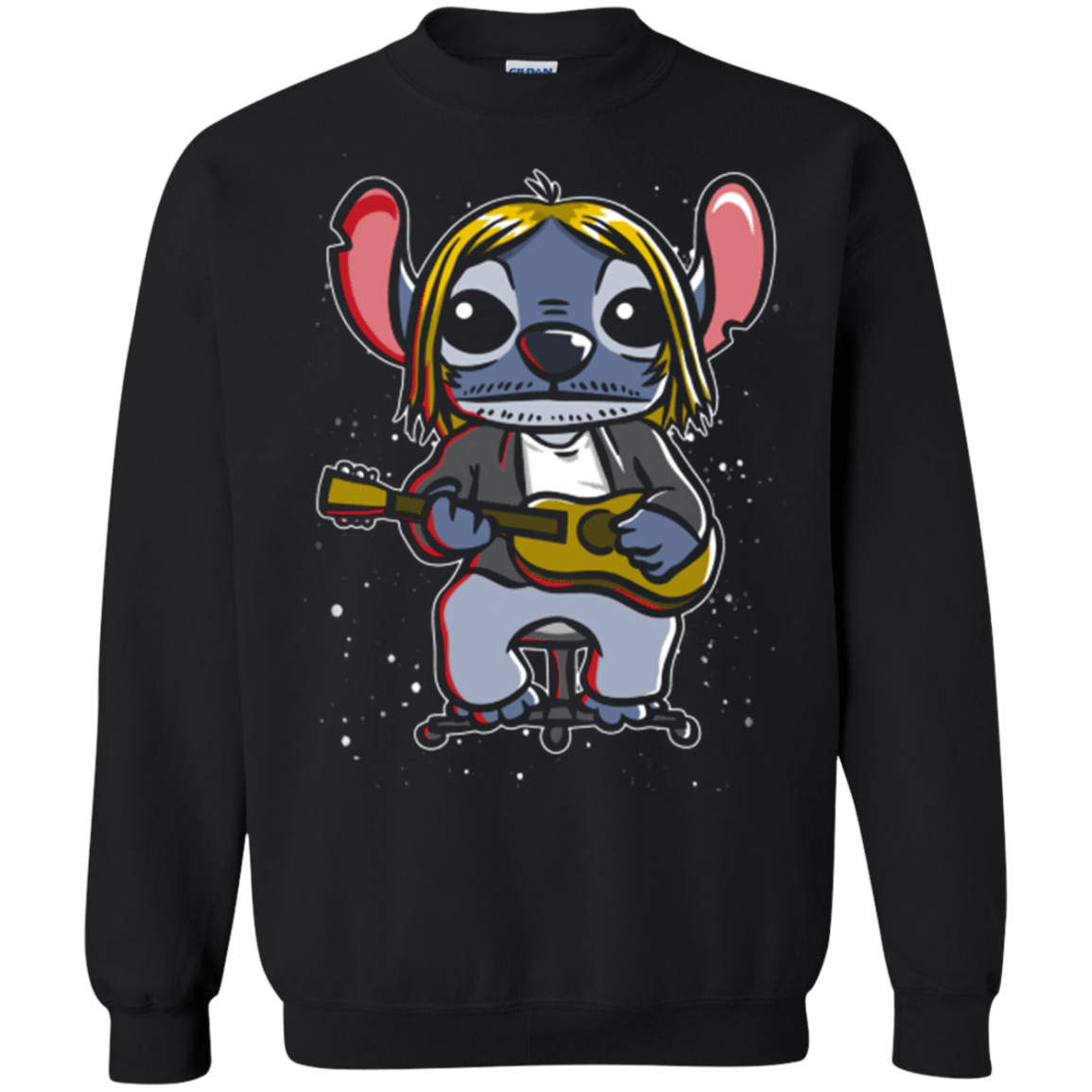 Sweatshirts Black / Small Space Grunge Crewneck Sweatshirt