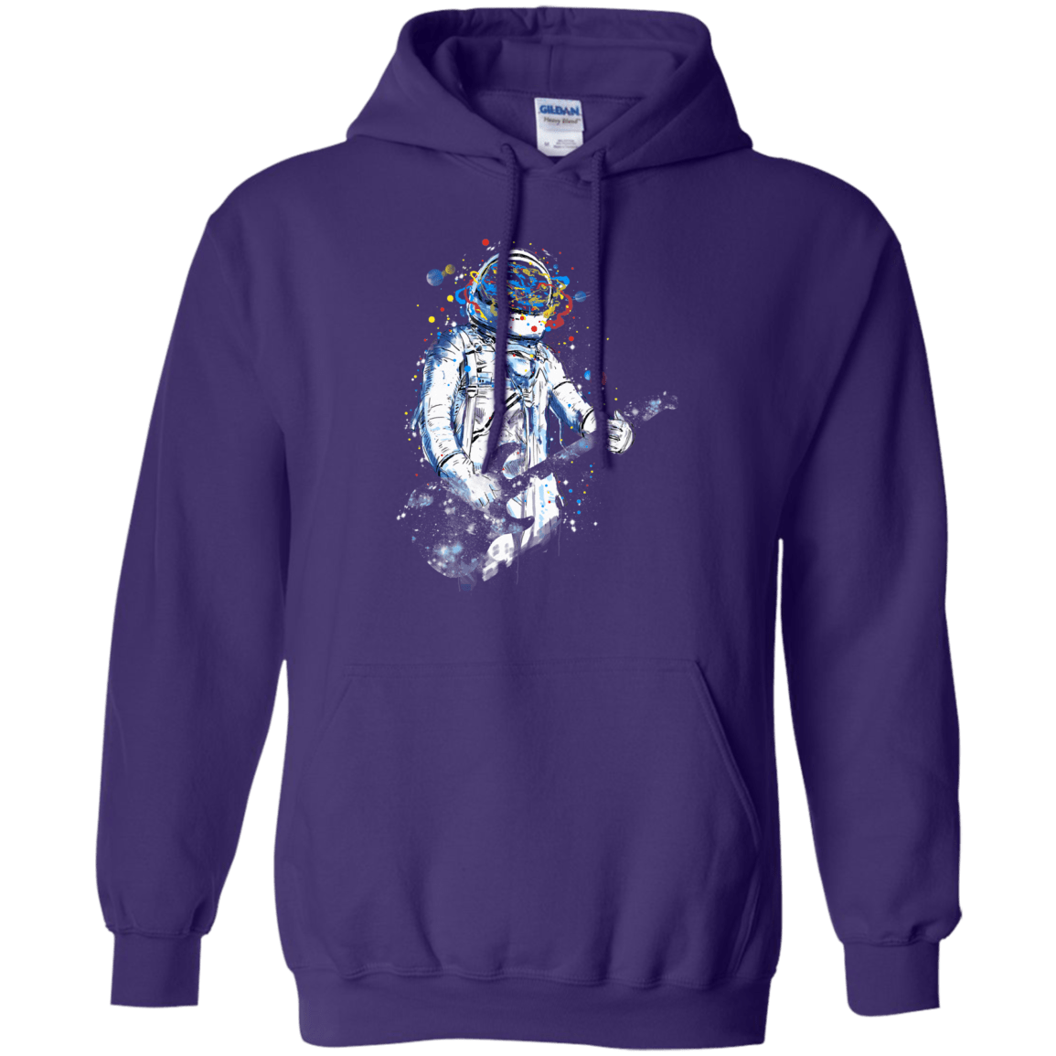 Sweatshirts Purple / S Space Guitar Pullover Hoodie