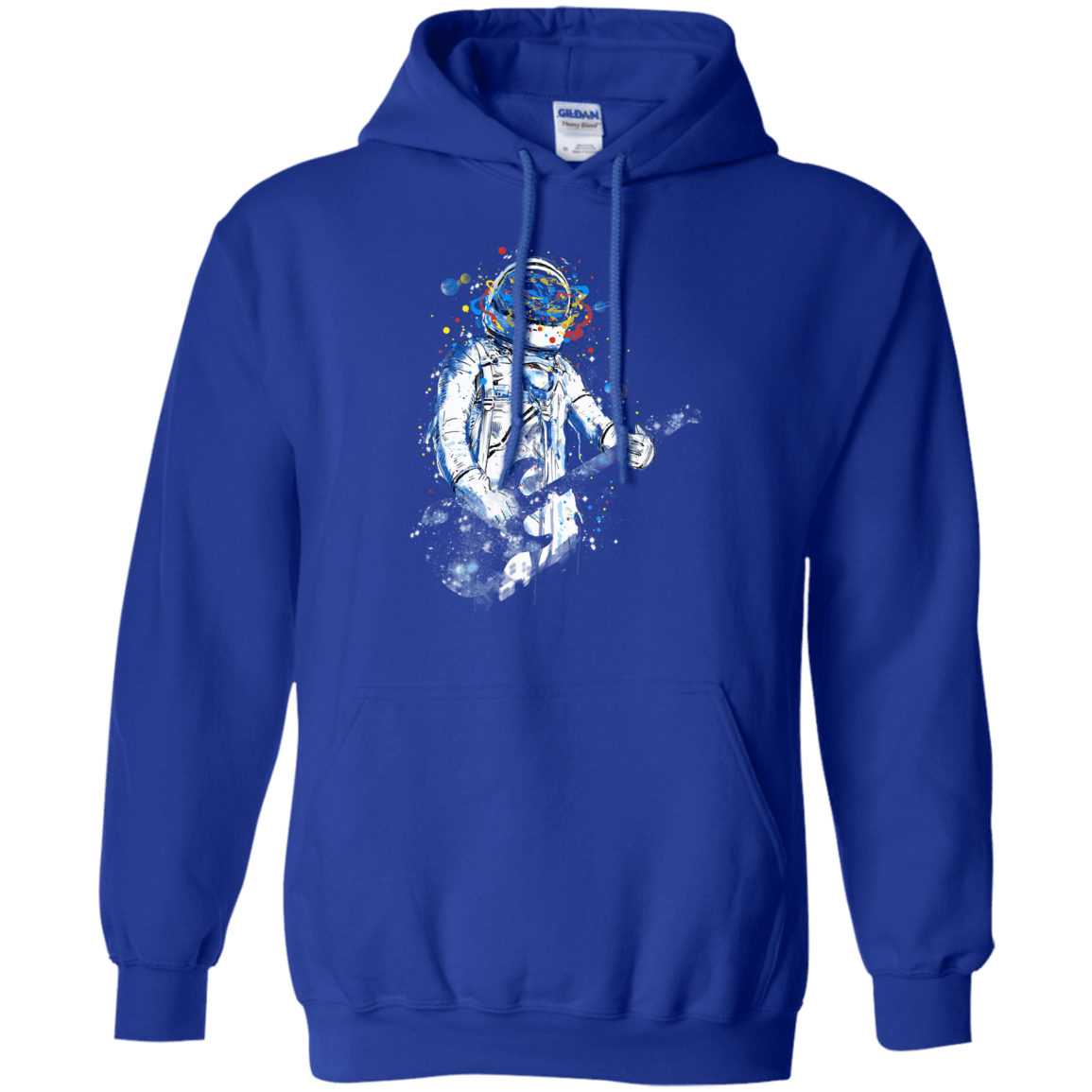 Sweatshirts Royal / S Space Guitar Pullover Hoodie