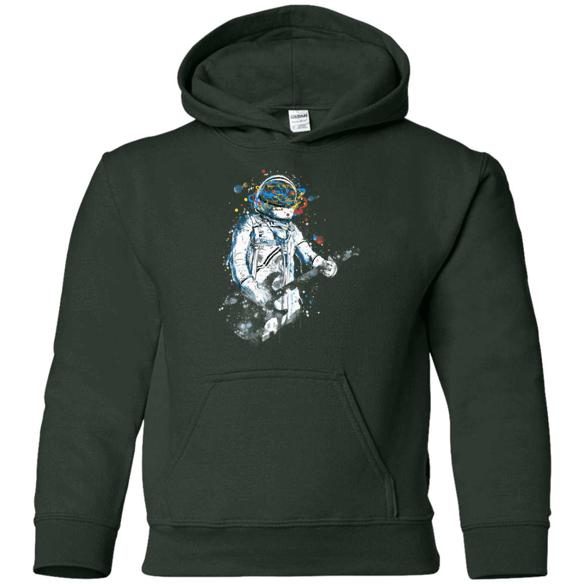 Sweatshirts Forest Green / YS Space Guitar Youth Hoodie