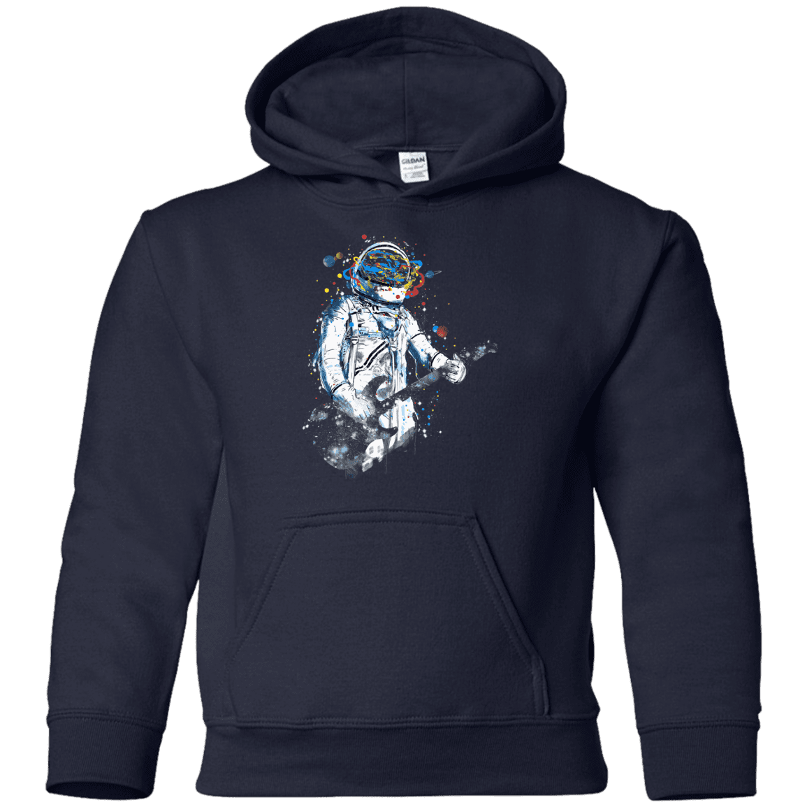 Sweatshirts Navy / YS Space Guitar Youth Hoodie