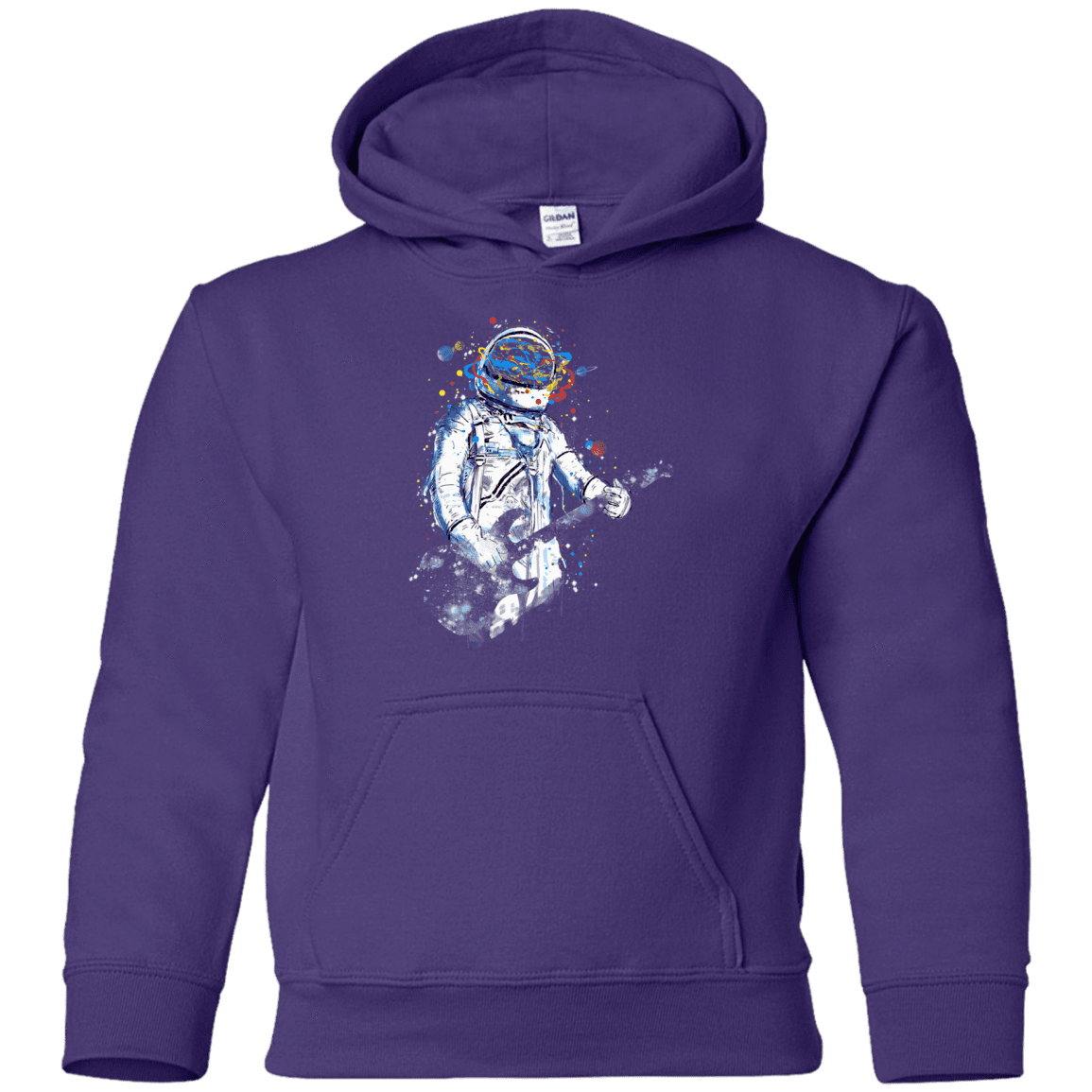 Sweatshirts Purple / YS Space Guitar Youth Hoodie