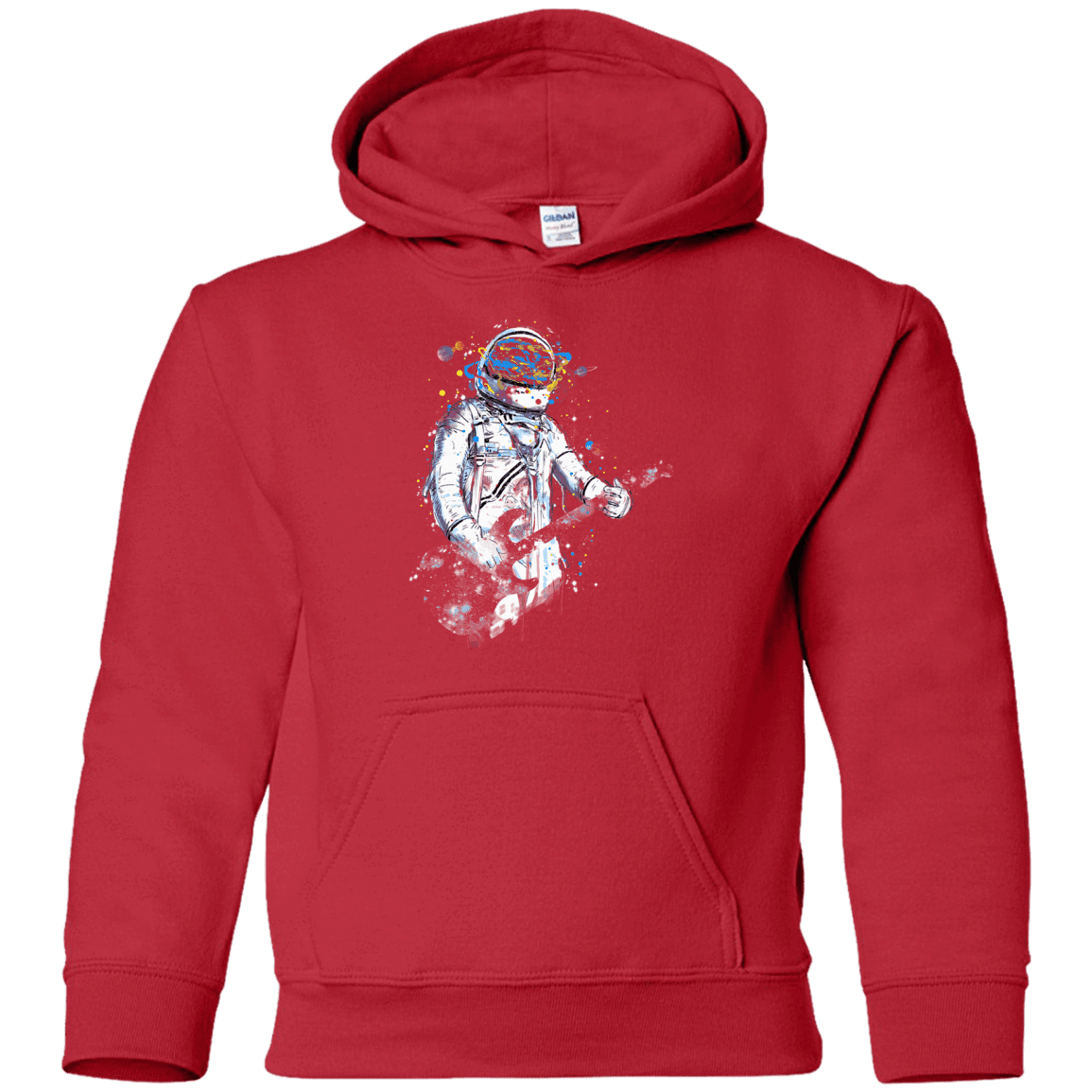 Sweatshirts Red / YS Space Guitar Youth Hoodie