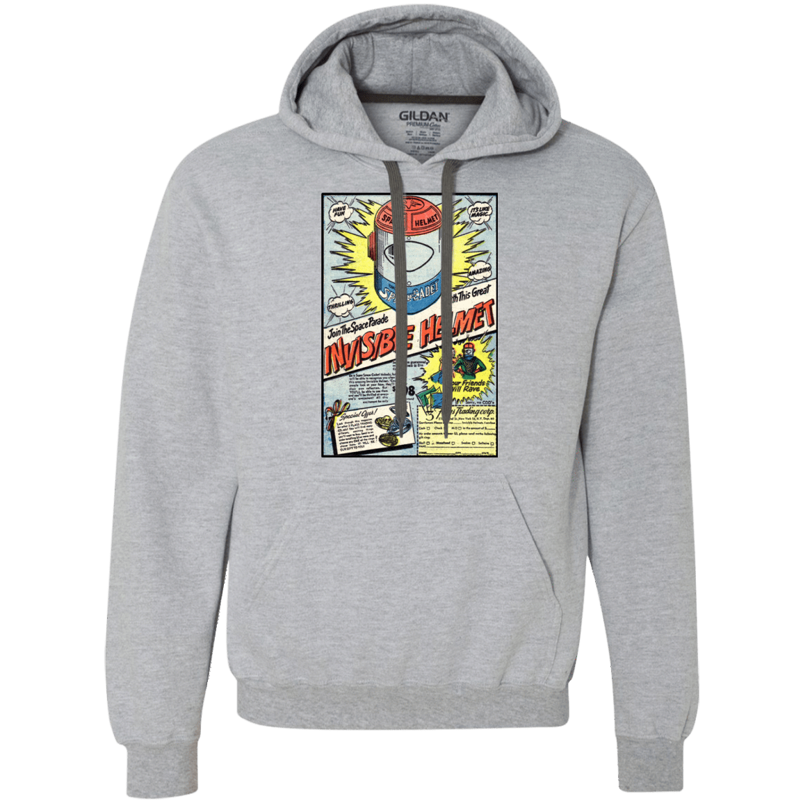 Sweatshirts Sport Grey / Small Space Helmet Premium Fleece Hoodie