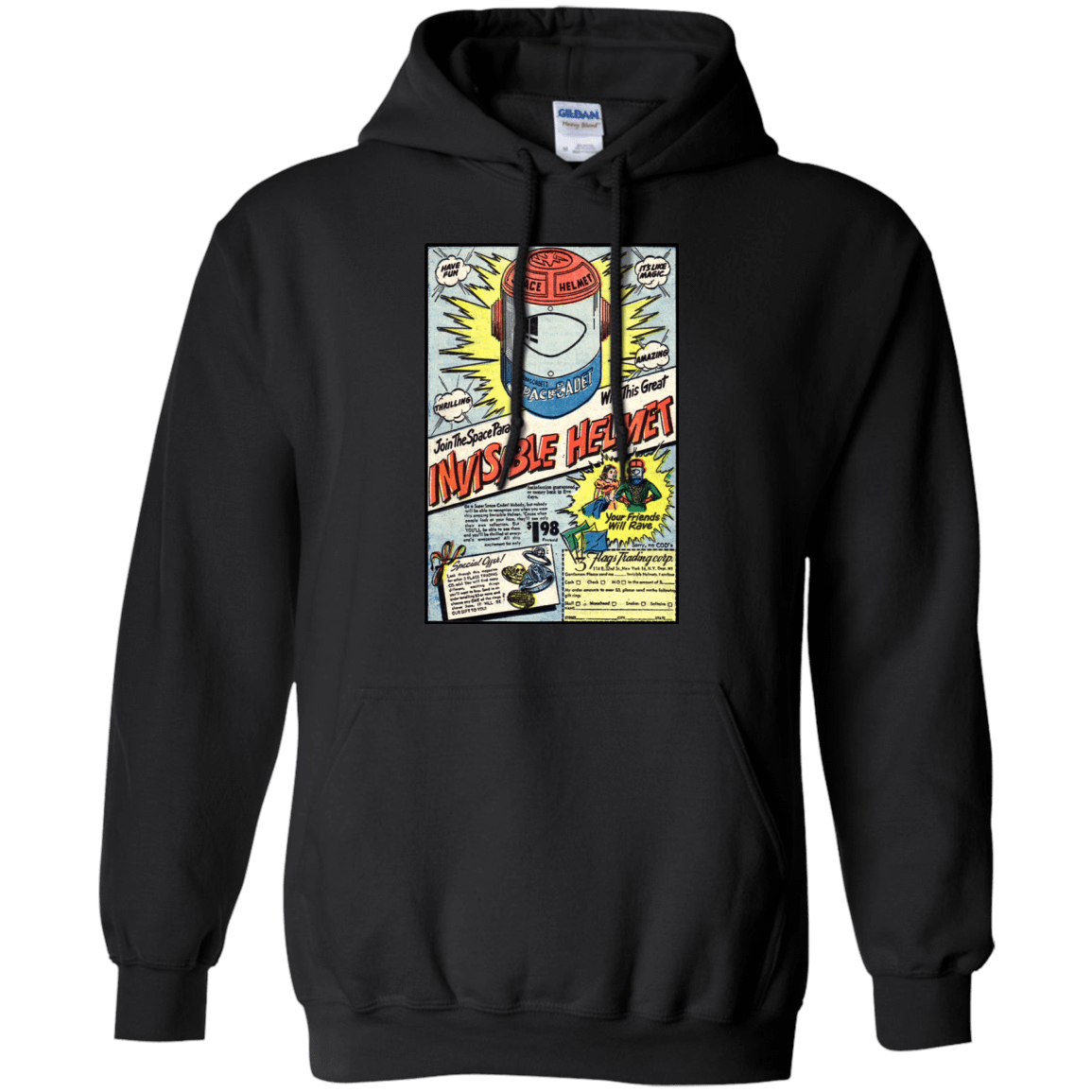 Sweatshirts Black / Small Space Helmet Pullover Hoodie