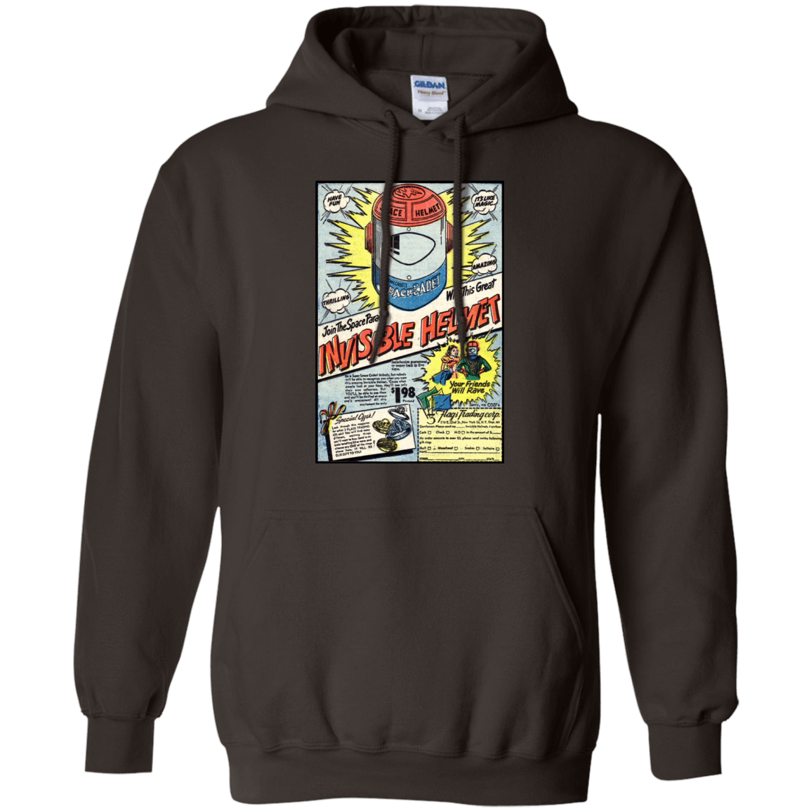 Sweatshirts Dark Chocolate / Small Space Helmet Pullover Hoodie