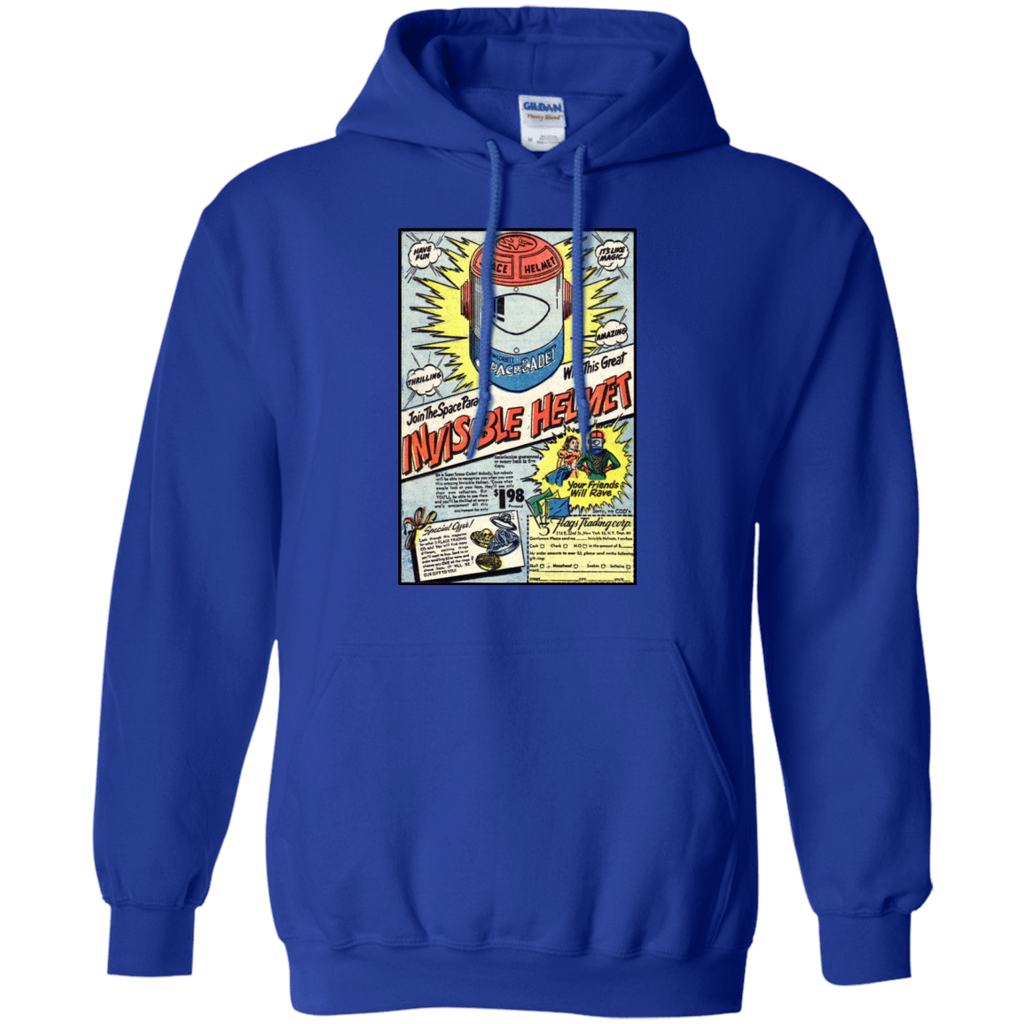 Sweatshirts Royal / Small Space Helmet Pullover Hoodie