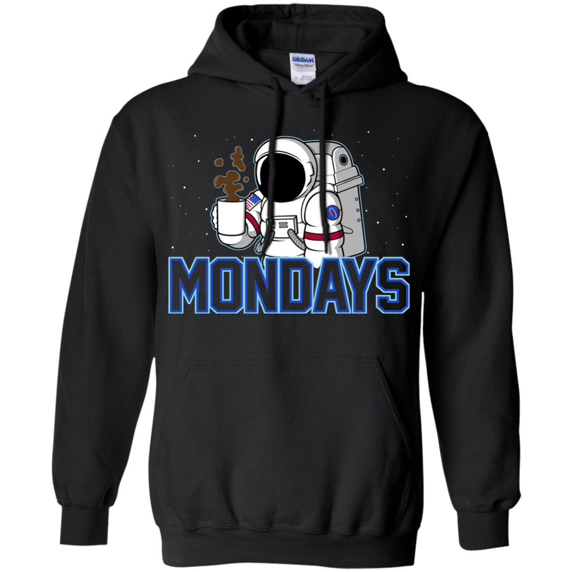 Sweatshirts Black / S Space Mondays Pullover Hoodie