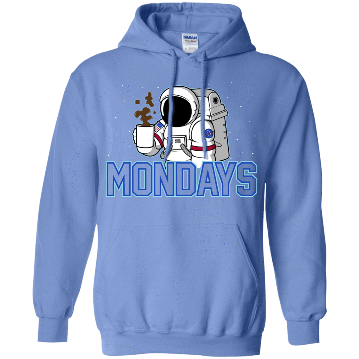 Sweatshirts Carolina Blue / S Space Mondays Pullover Hoodie