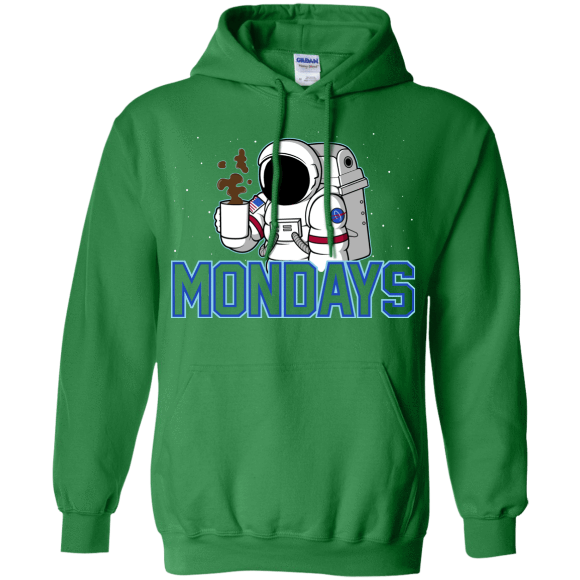 Sweatshirts Irish Green / S Space Mondays Pullover Hoodie