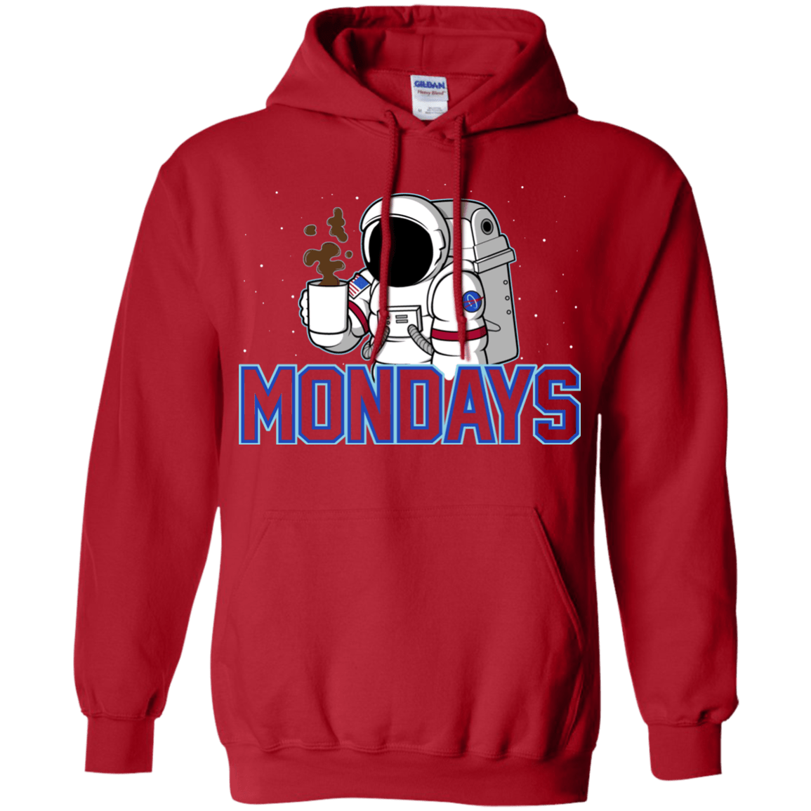 Sweatshirts Red / S Space Mondays Pullover Hoodie