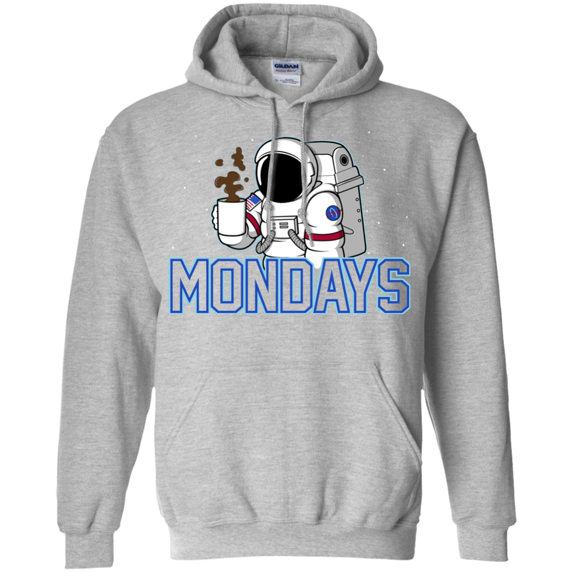 Sweatshirts Sport Grey / S Space Mondays Pullover Hoodie