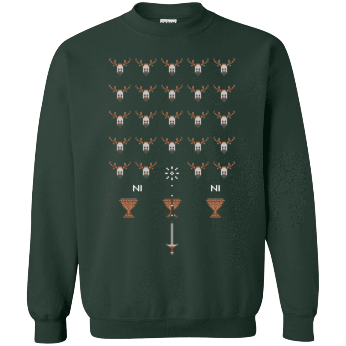 Sweatshirts Forest Green / Small Space NI Invaders Crewneck Sweatshirt