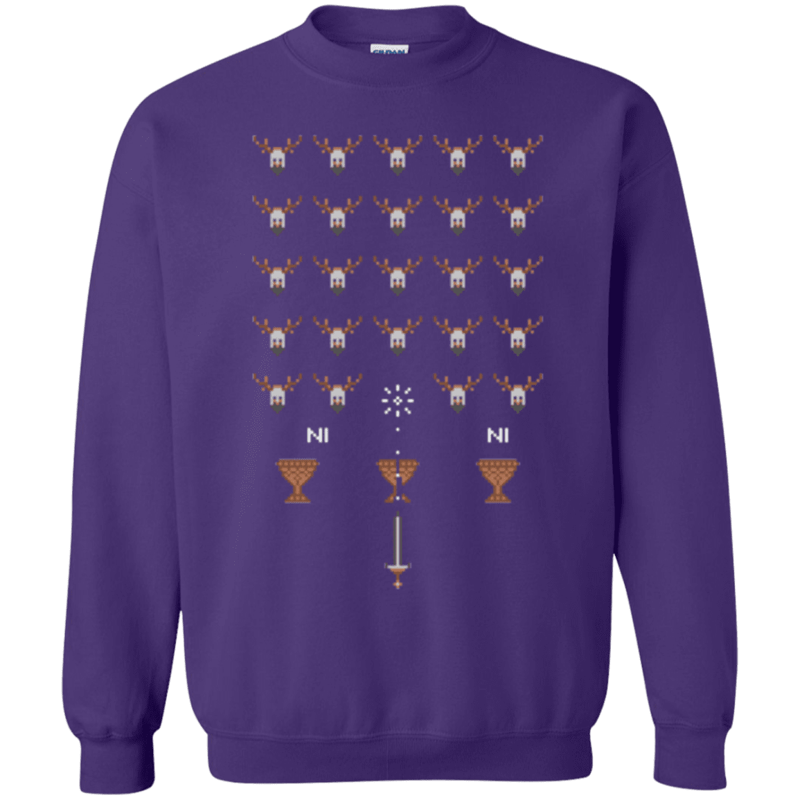 Sweatshirts Purple / Small Space NI Invaders Crewneck Sweatshirt