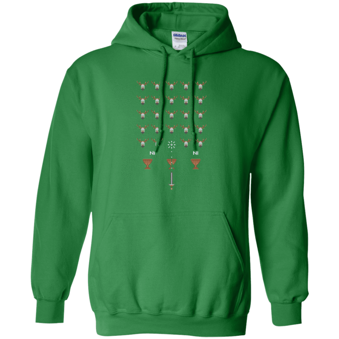 Sweatshirts Irish Green / Small Space NI Invaders Pullover Hoodie