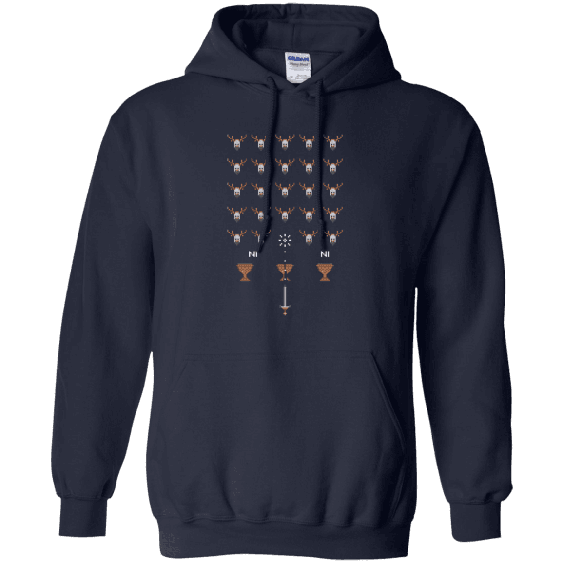 Sweatshirts Navy / Small Space NI Invaders Pullover Hoodie