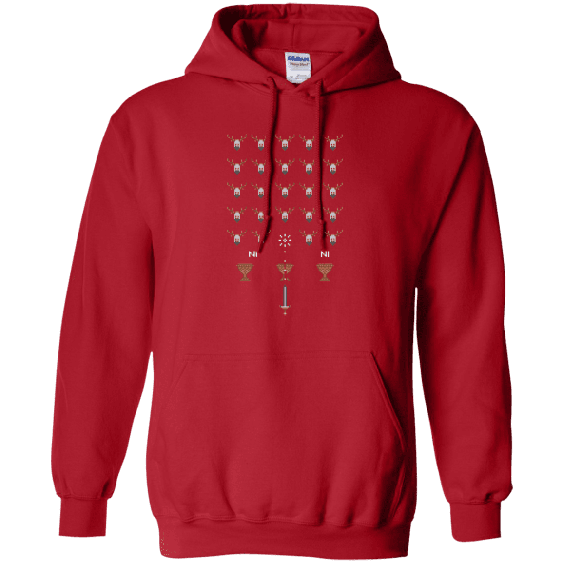 Sweatshirts Red / Small Space NI Invaders Pullover Hoodie