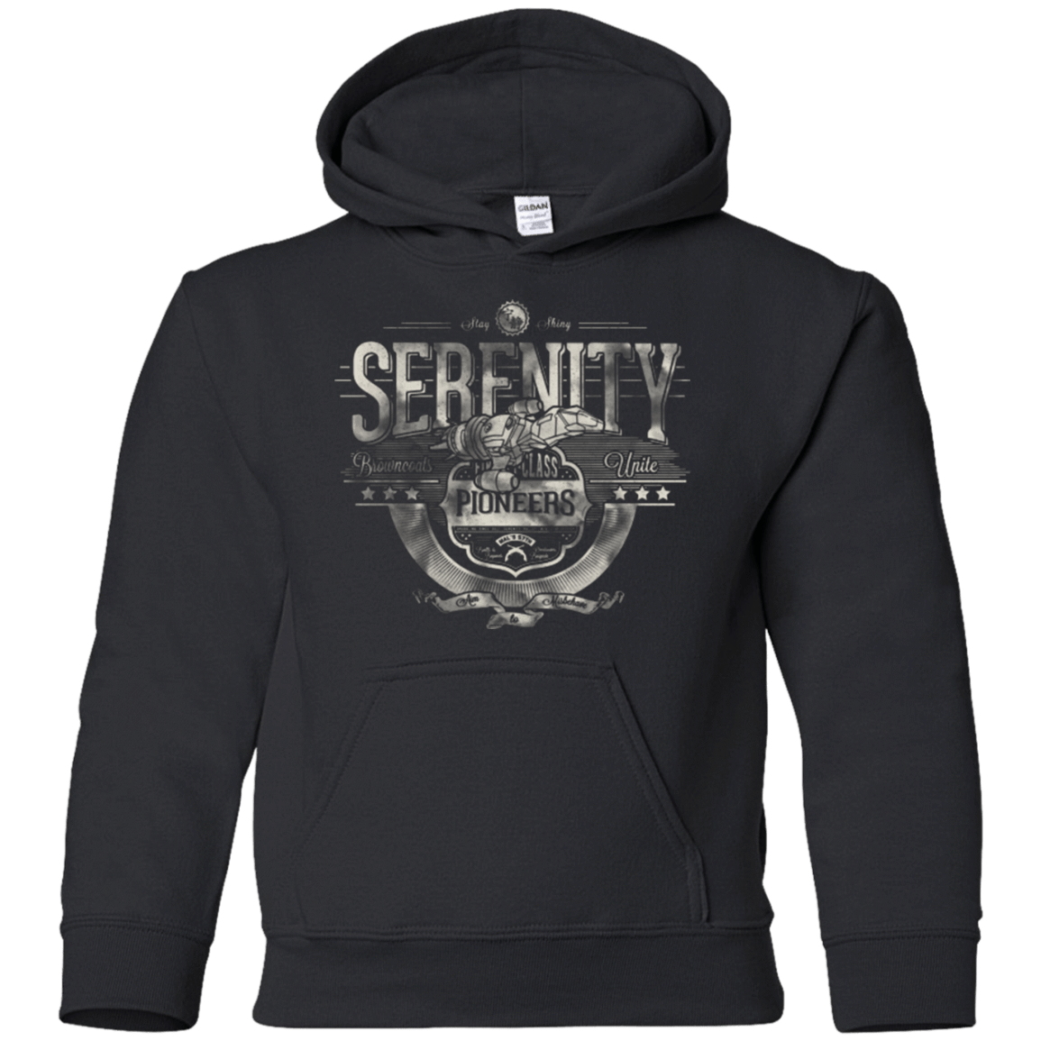 Sweatshirts Black / YS Space Pioneers Youth Hoodie