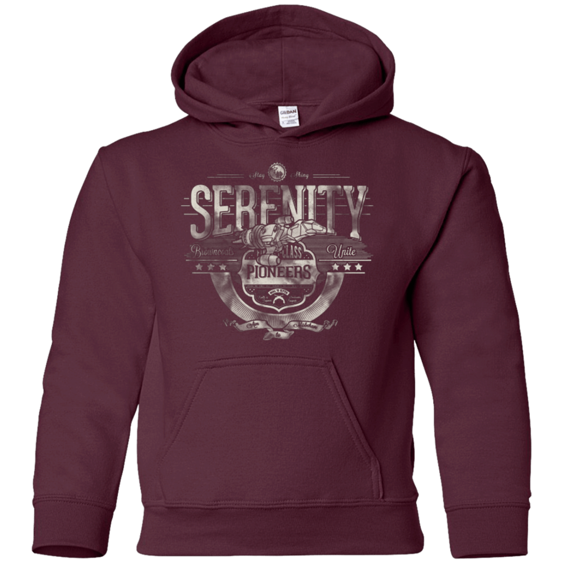 Sweatshirts Maroon / YS Space Pioneers Youth Hoodie