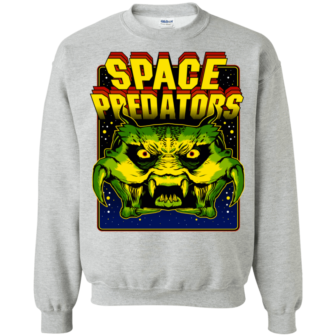 Sweatshirts Sport Grey / S Space Predator Crewneck Sweatshirt