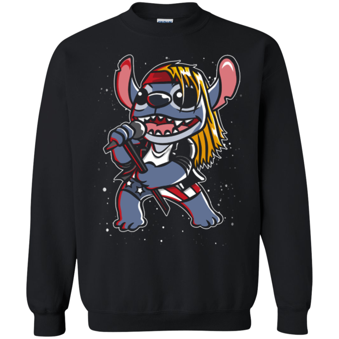 Sweatshirts Black / Small Space & Roses Crewneck Sweatshirt