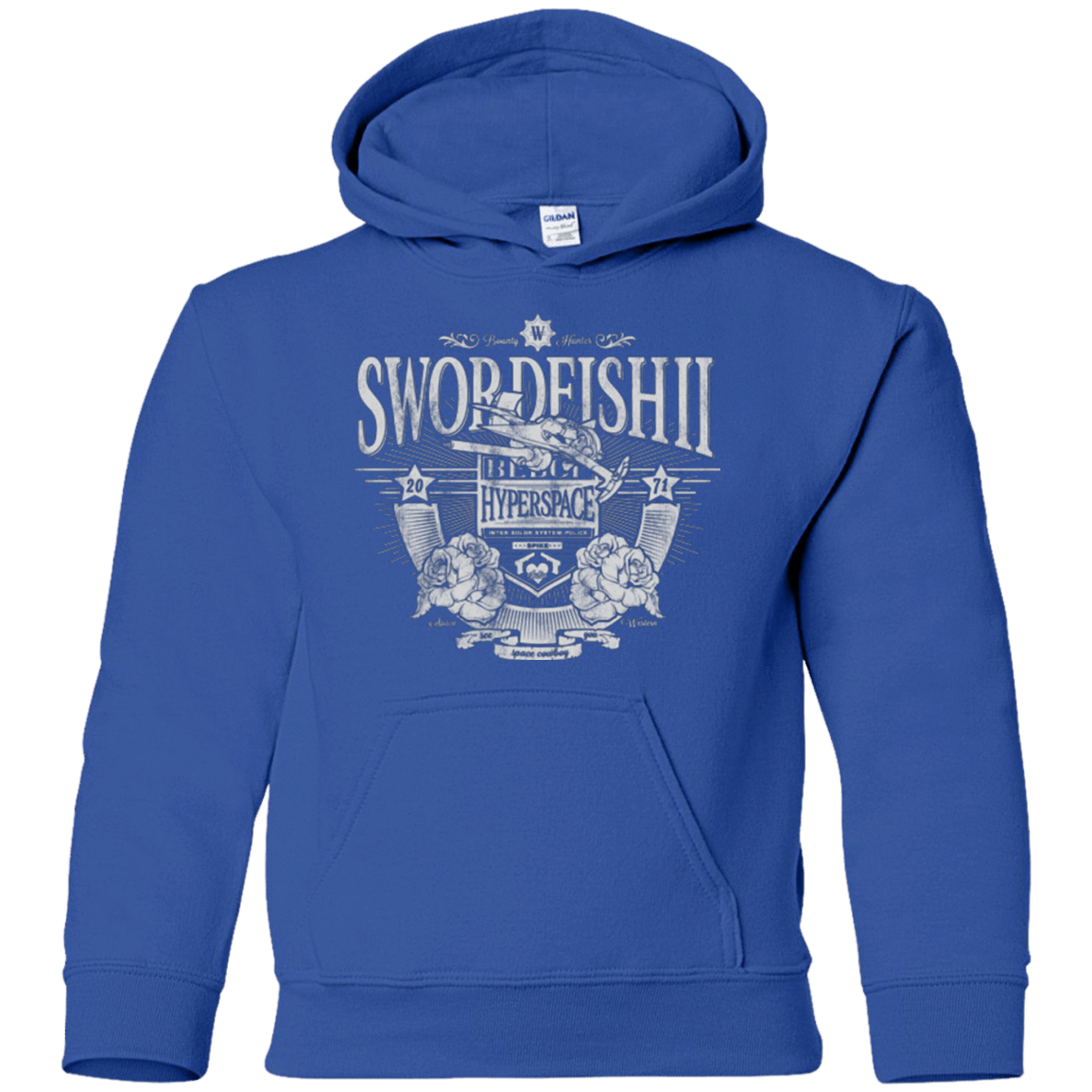 Sweatshirts Royal / YS Space Western Youth Hoodie