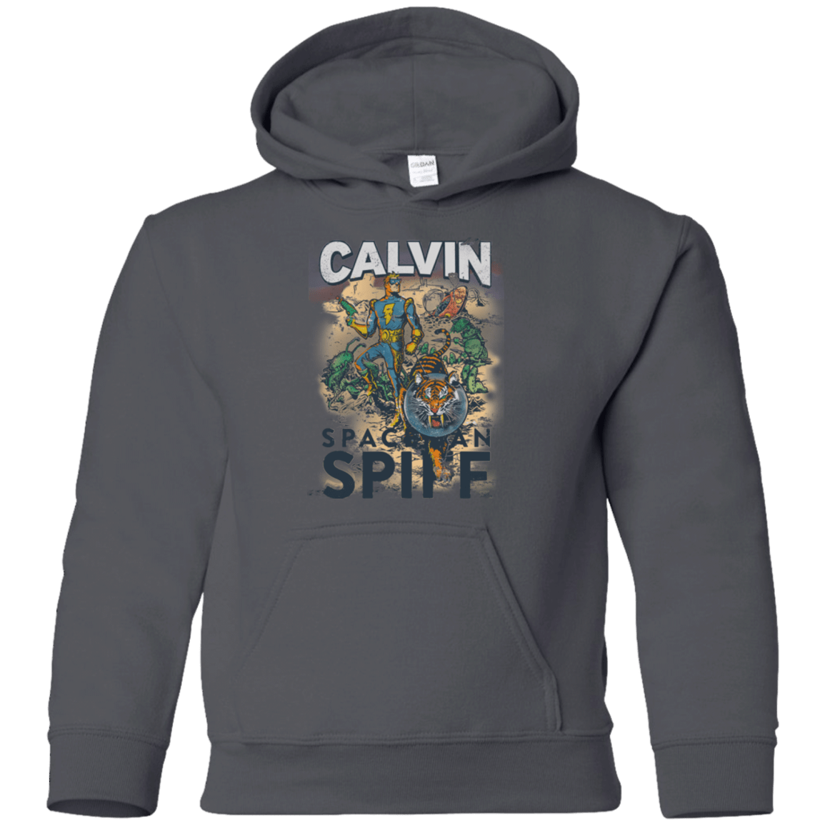 Sweatshirts Charcoal / YS Spaceman Spiff Youth Hoodie