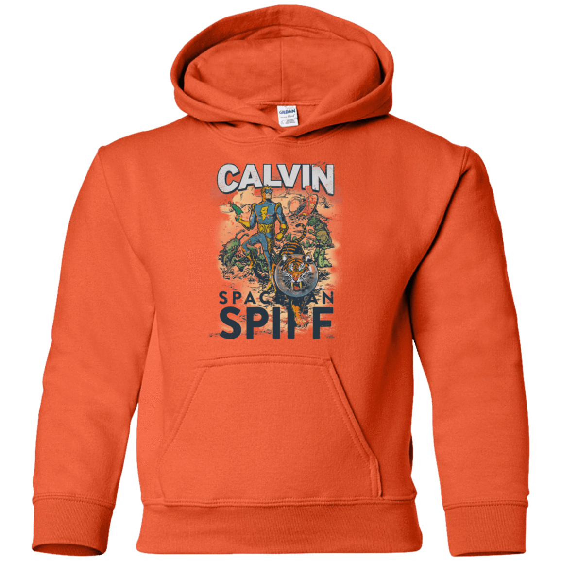 Sweatshirts Orange / YS Spaceman Spiff Youth Hoodie