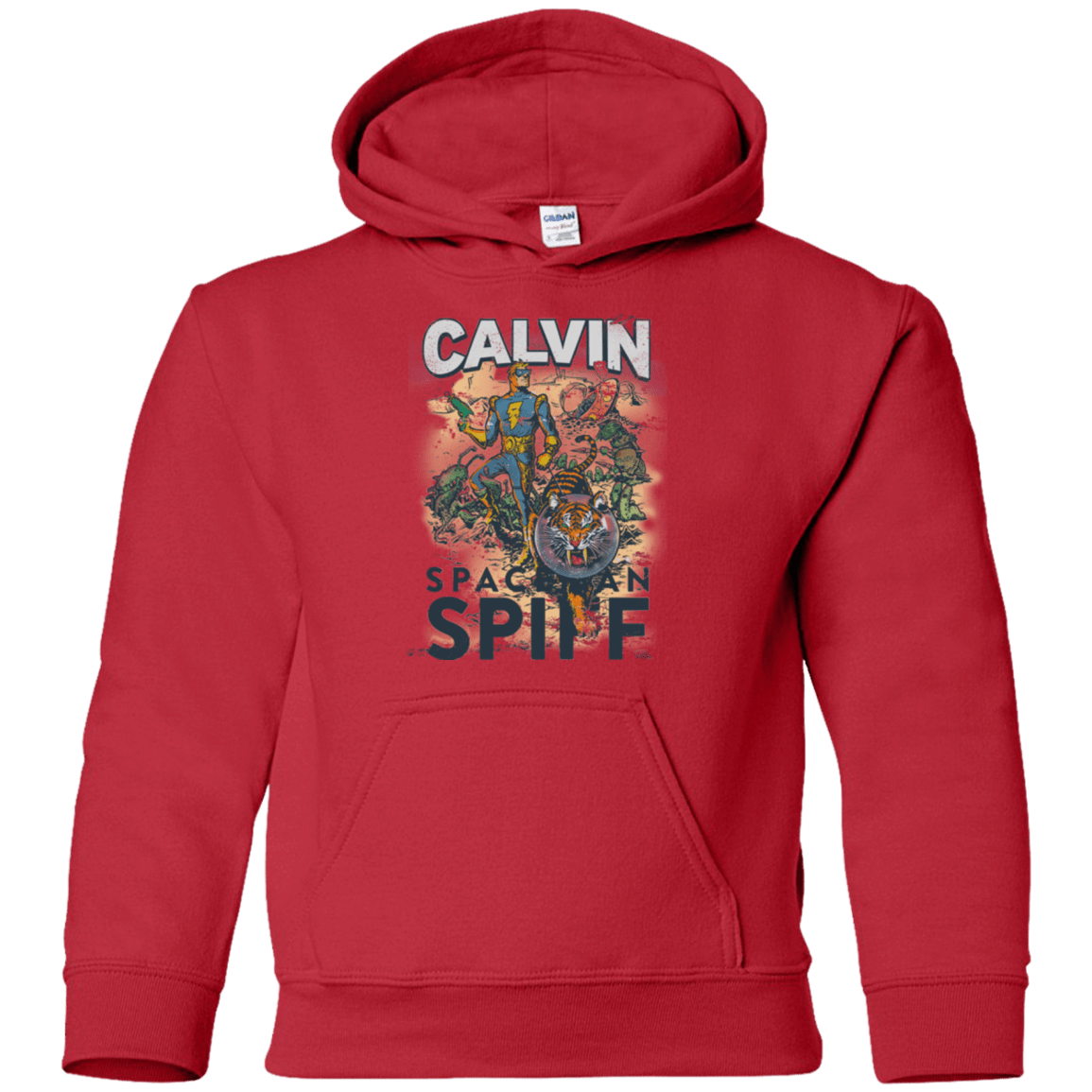 Sweatshirts Red / YS Spaceman Spiff Youth Hoodie