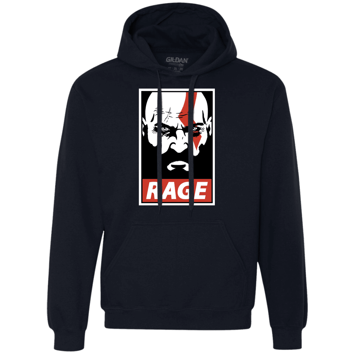 Sweatshirts Navy / S Spartan Rage Premium Fleece Hoodie