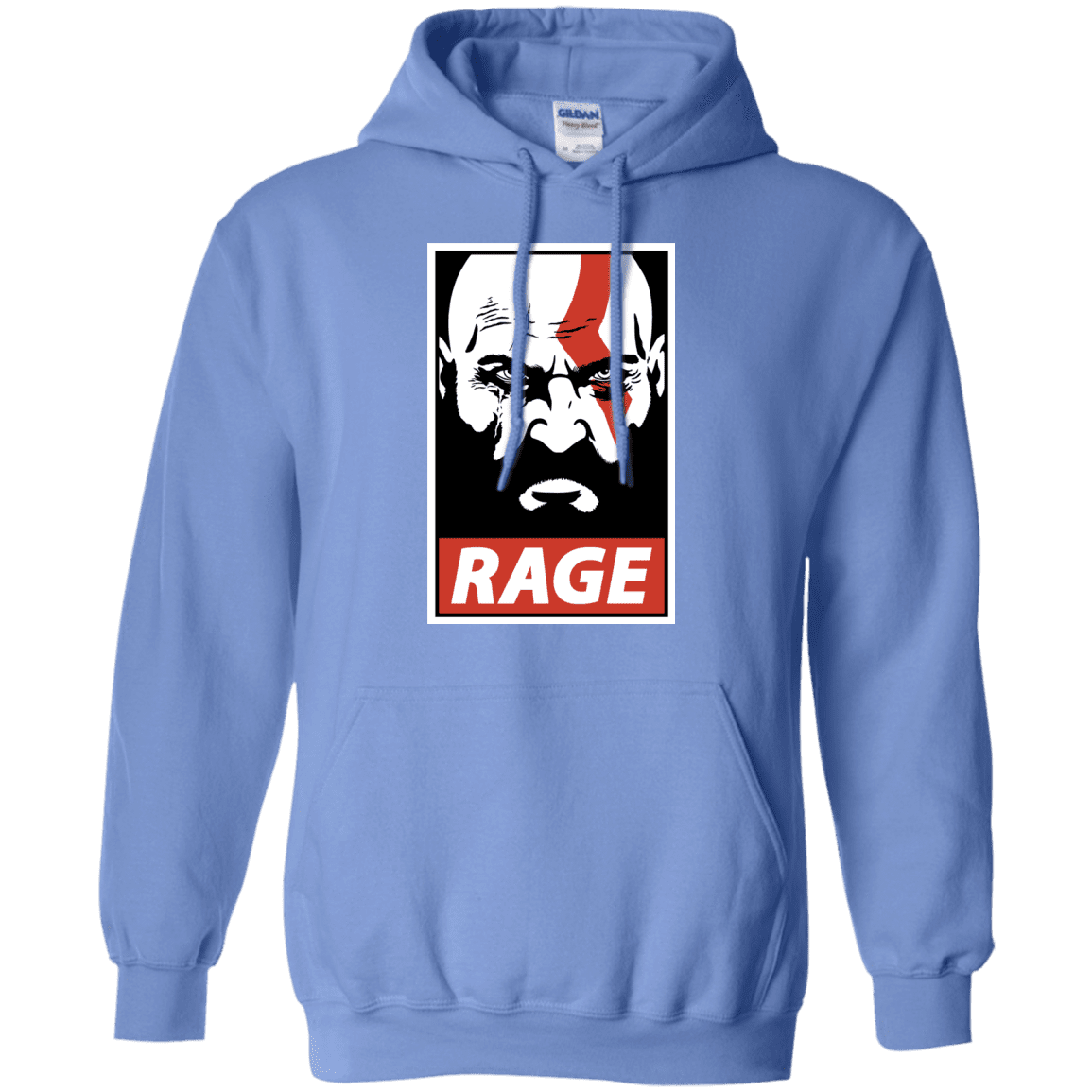 Sweatshirts Carolina Blue / S Spartan Rage Pullover Hoodie