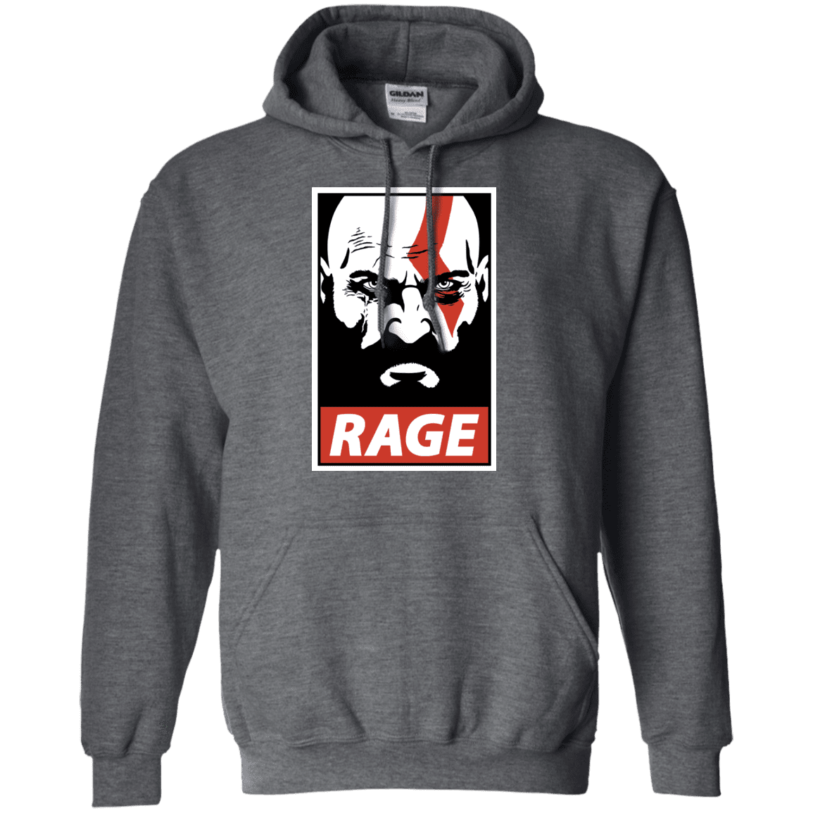 Sweatshirts Dark Heather / S Spartan Rage Pullover Hoodie