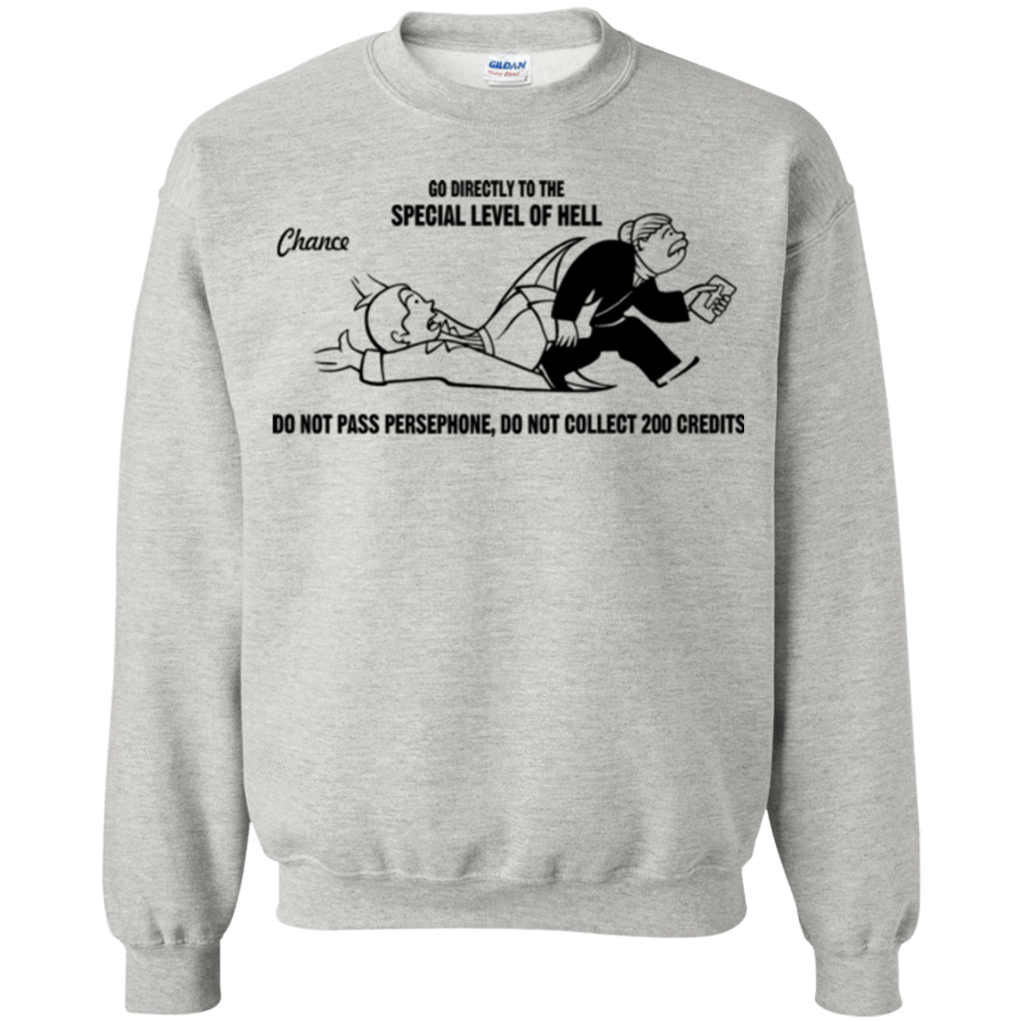 Sweatshirts Ash / Small Special Level of Hell Crewneck Sweatshirt