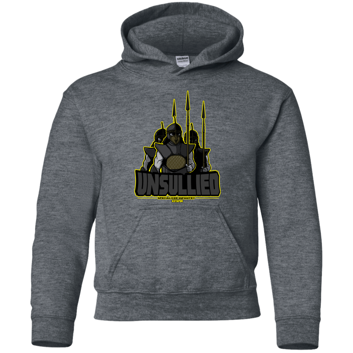 Sweatshirts Dark Heather / YS Specialized Infantry Youth Hoodie