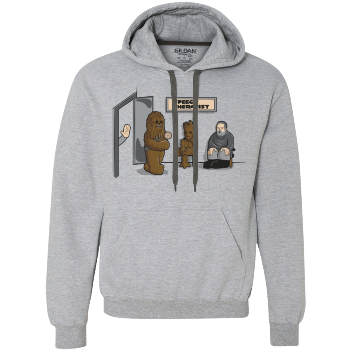 Sweatshirts Sport Grey / S Speech Therapist Premium Fleece Hoodie