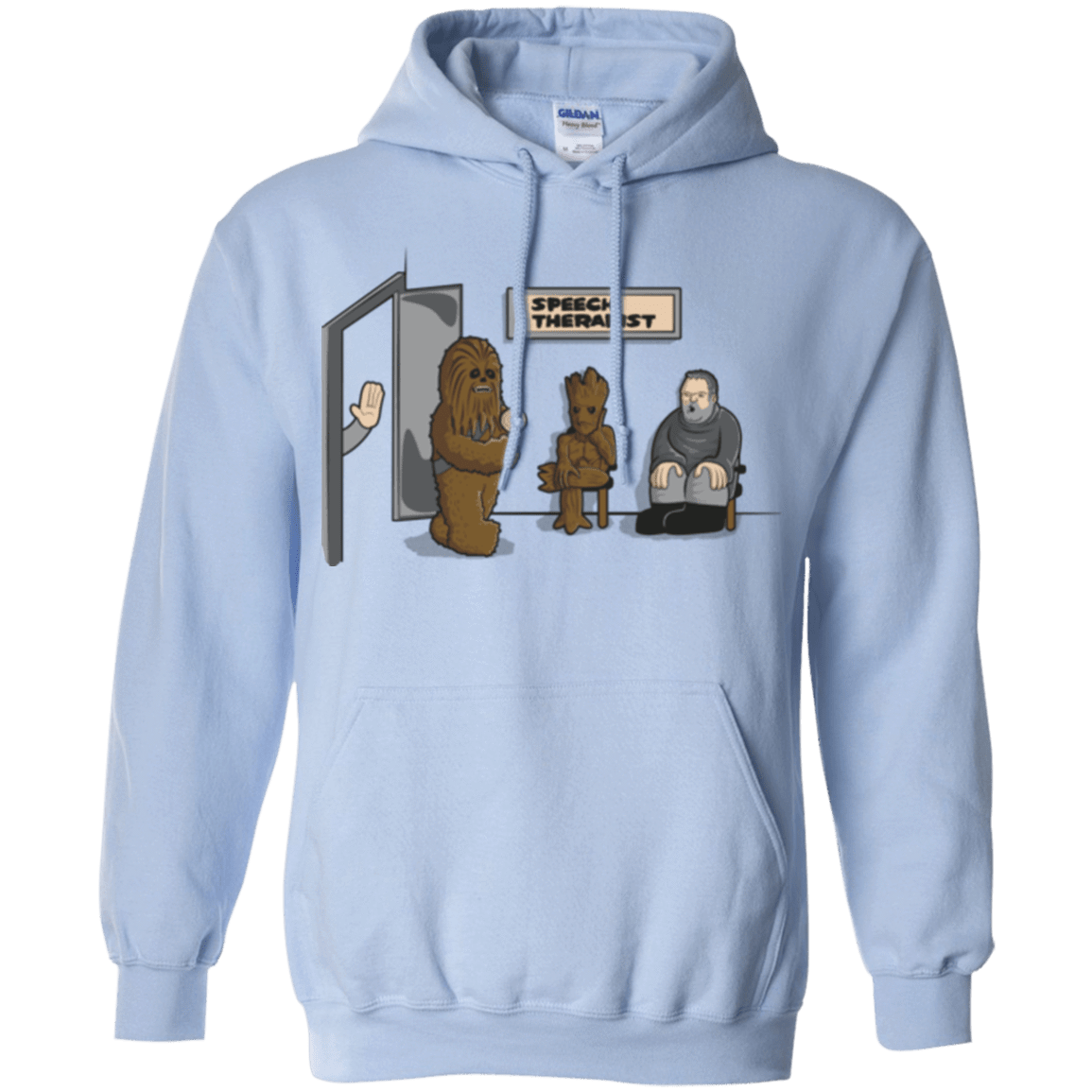 Sweatshirts Light Blue / S Speech Therapist Pullover Hoodie