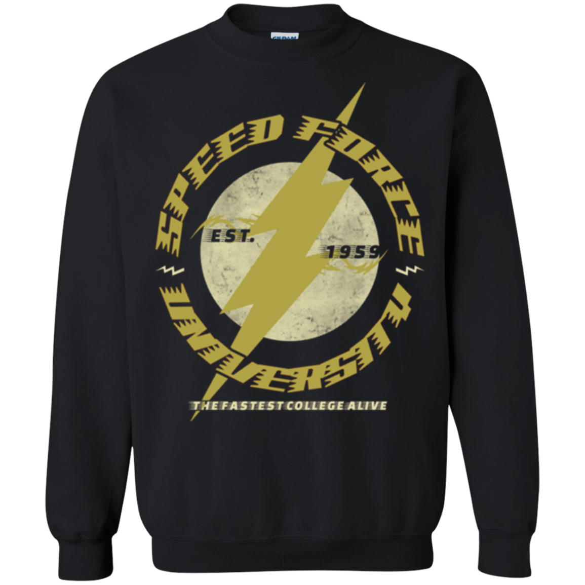 Sweatshirts Black / Small Speed Force University Crewneck Sweatshirt