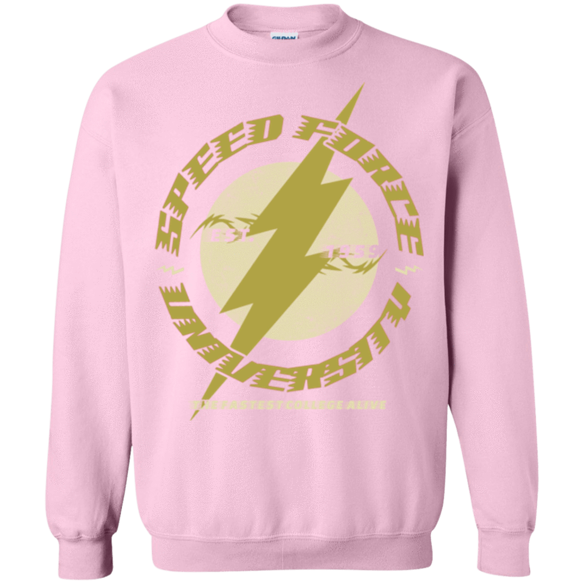 Sweatshirts Light Pink / Small Speed Force University Crewneck Sweatshirt