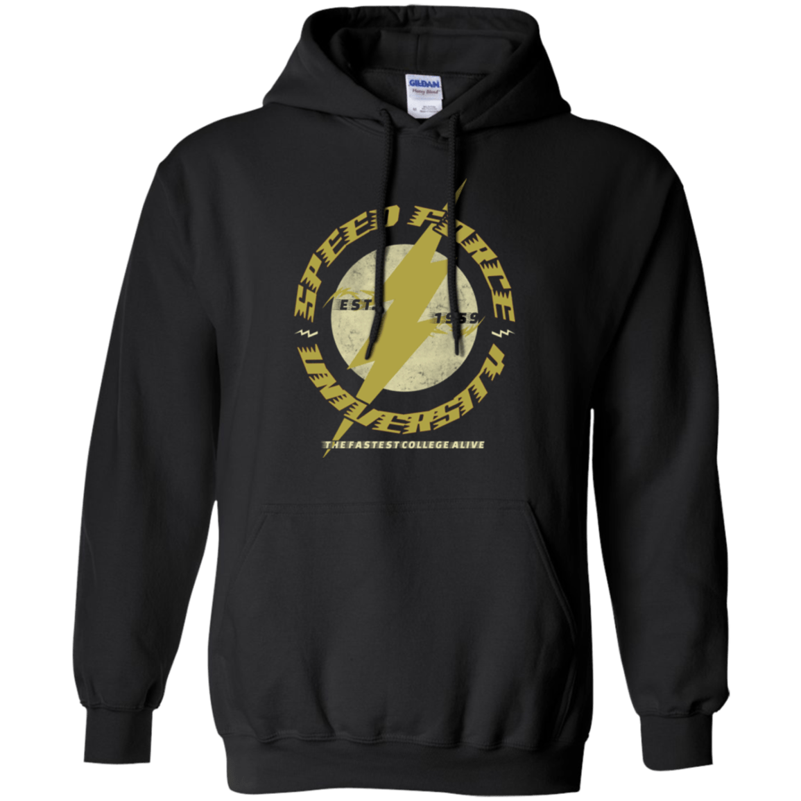 Sweatshirts Black / Small Speed Force University Pullover Hoodie